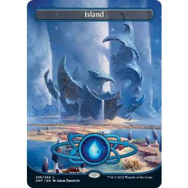 UNF UNFINITY BASIC LANDS - PLANETARY SPACE CYCLE AND REGULAR AVAILABLE Choose Your Cards MTG Magic: The Gathering Basic Land