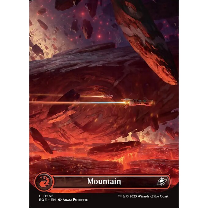 EOE FULL ART, AND GALAXY BASIC LAND *MTG Edge of Eternities* Magic: The Gathering_EOC Lands
