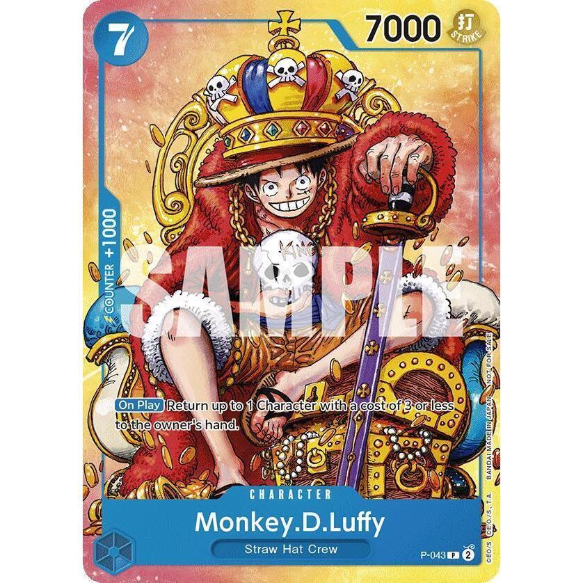 P-043 MONKEY D. LUFFY *KING LUFFY - ENGLISH Convention Exclusive* One Piece TCG Promotional P_043