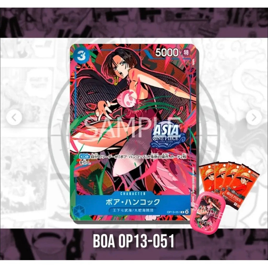OP13_051*R BOA HANCOCK Sealed *Mini-Tin Set Vol.3* One Piece TCG P-R Parallel Rare AA Promo