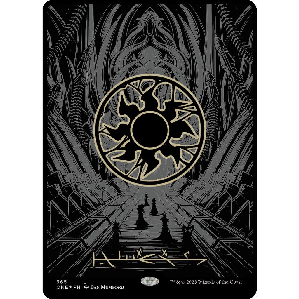 MTG OIL SLICK RAISED Basic Land Plains Island Swamp Mountain Forest Magic the Gathering: Phyrexia All Will be One