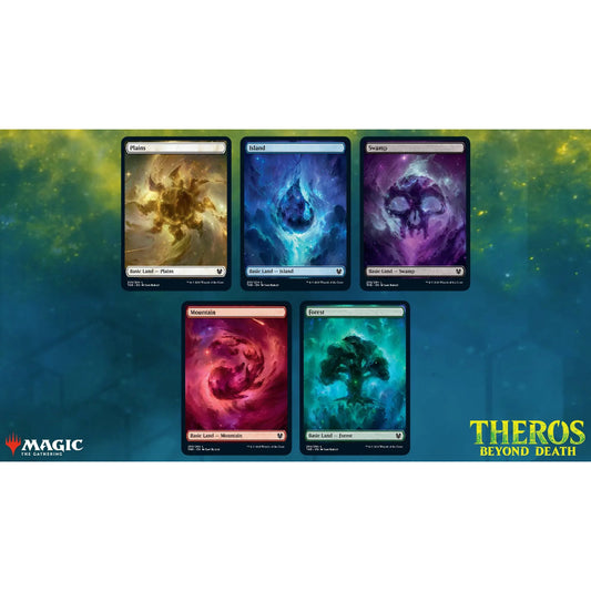 THB Theros Beyond Death POKEMON LANDS Full Art Basic Lands MTG Magic: The Gathering Land