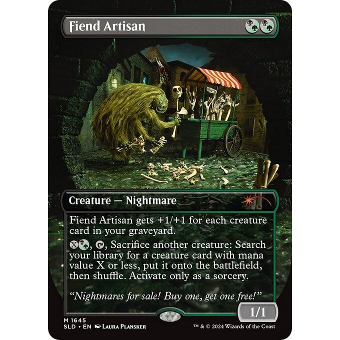 SLD_1645 Fiend Artisan MTG Magic: The Gathering: Secret Lair Drop: Diabolical Dioramas_Mythic