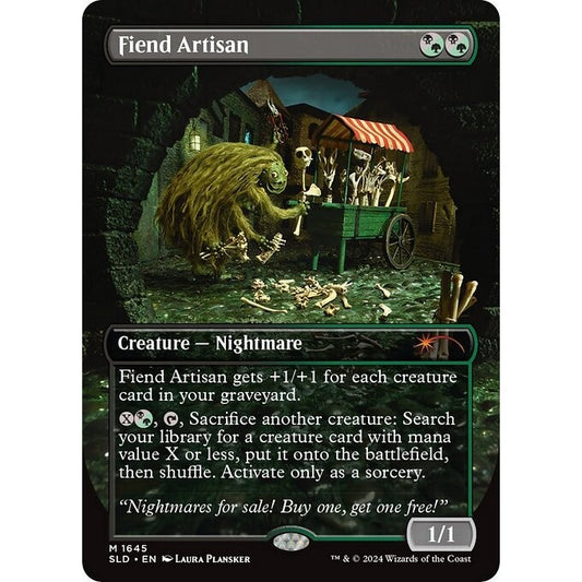 SLD_1645 Fiend Artisan MTG Magic: The Gathering: Secret Lair Drop: Diabolical Dioramas_Mythic