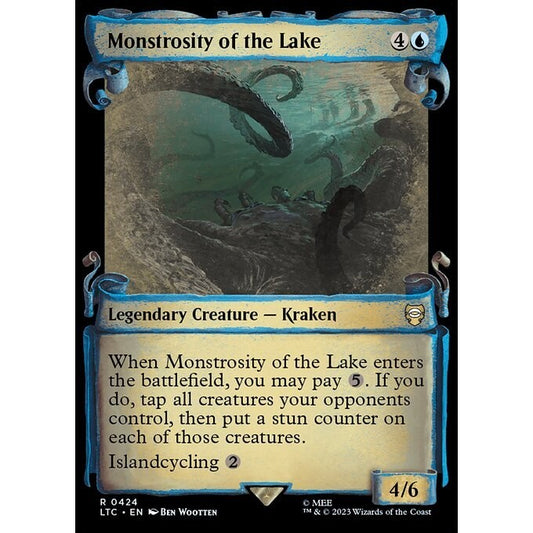 LTC_424 Monstrosity of the Lake MTG Magic: The Gathering: Lord of the Rings Scroll Frame Rare