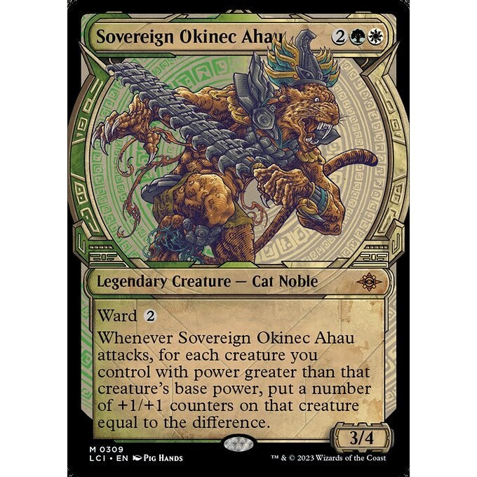 LCI_309 Sovereign Okinec Ahau *Showcase* MTG Magic: The Gathering: Lost Caverns of Ixalan Mythical
