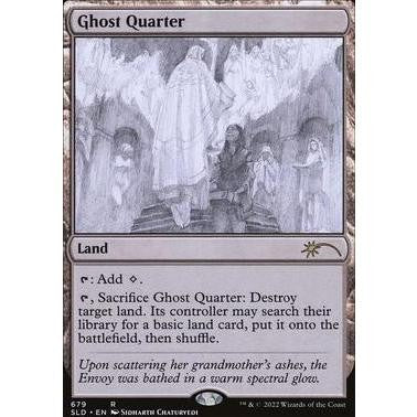 SLD_679 Ghost Quarter (679 - Foil): Secret Lair MTG Magic: The Gathering