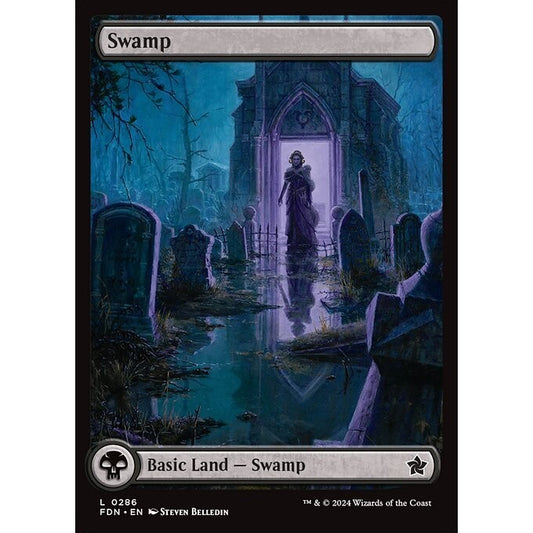 FDN FOUNDATIONS Full Art & Basic Lands FA BASIC LANDS MTG Magic: The Gathering Plains Island Swamp Mountain Forest