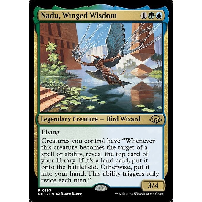 MH3_193 Nadu, Winged Wisdom MTG Magic: The Gathering: Modern Horizons 3_Rare