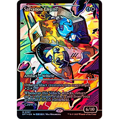 DFT_397 Salvation Engine **Japanese Showcase* Aetherdrift* MTG Magic: The Gathering_Mythic