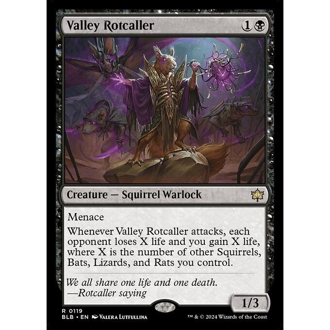 BLB_119 Valley Rotcaller MTG Magic: The Gathering: Bloomburrow_Rare