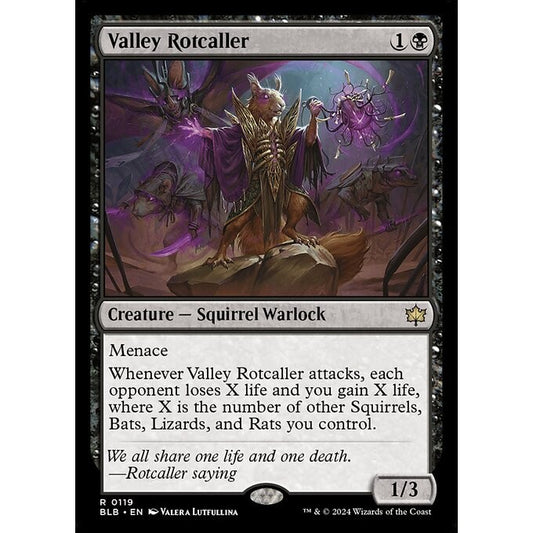 BLB_119 Valley Rotcaller MTG Magic: The Gathering: Bloomburrow_Rare