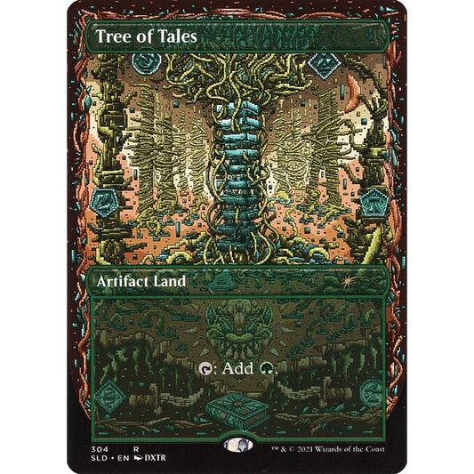 SLD_304 Tree of Tales *Full Art EA* MTG Magic: The Gathering: Secret Lair: Mirrodinsanity_Rare