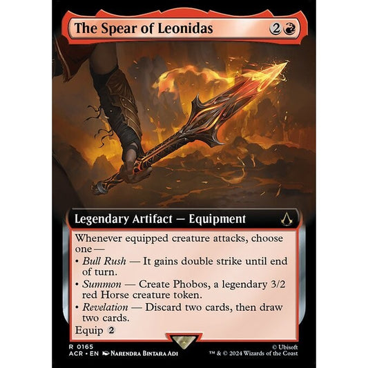 ACR_165 The Spear of Leonidas *Extended Art* MTG Magic: The Gathering: Assassin's Creed_Rare
