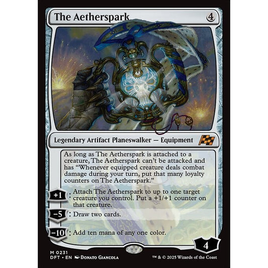 DFT_231 The Aetherspark *Aetherdrift* MTG Magic: The Gathering_Mythic