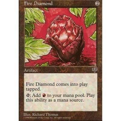 MIR_302 Fire Diamond  *Mirage* MTG Magic: The Gathering_Special