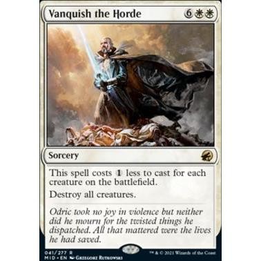 MID_041 Vanquish the Horde MTG Magic: The Gathering: Innistrad: Midnight Hunt_Rare
