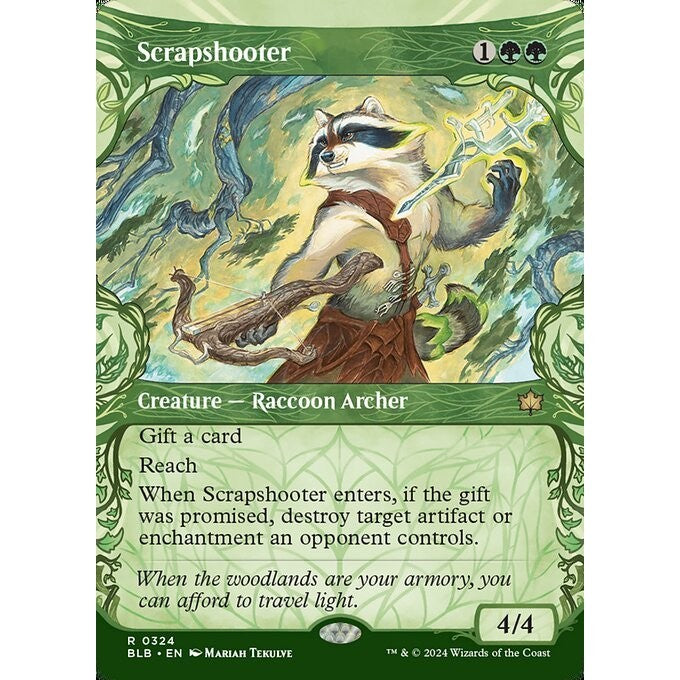 BLB_324 Scrapshooter *Showcase* MTG Magic: The Gathering: Bloomburrow_Rare