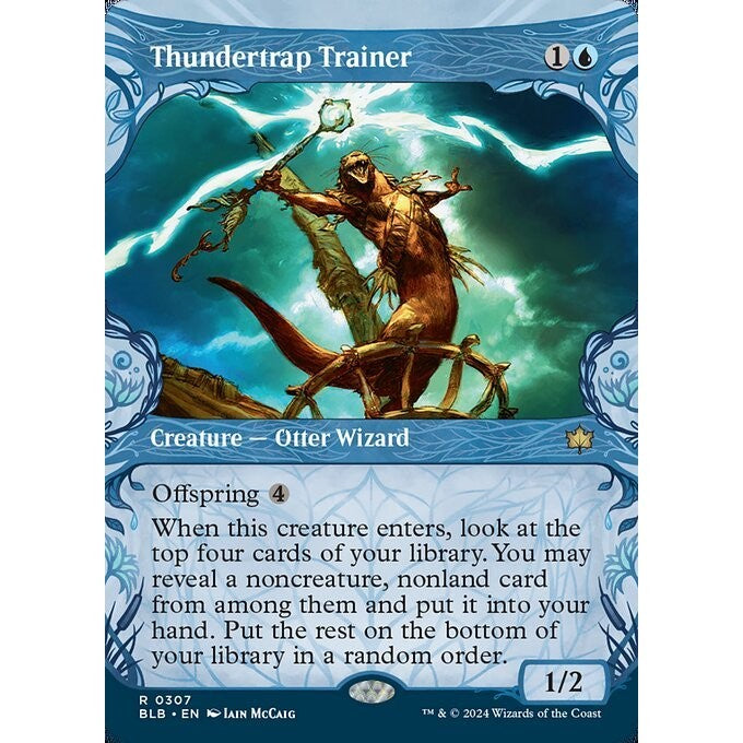 BLB_307 Thundertrap Trainer *Showcase* MTG Magic: The Gathering: Bloomburrow_Rare