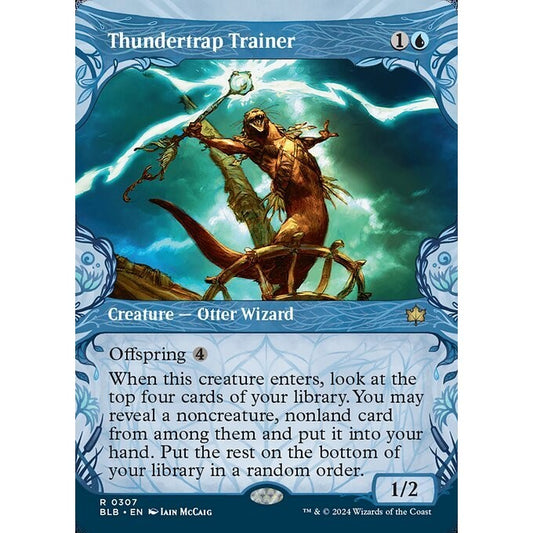 BLB_307 Thundertrap Trainer *Showcase* MTG Magic: The Gathering: Bloomburrow_Rare
