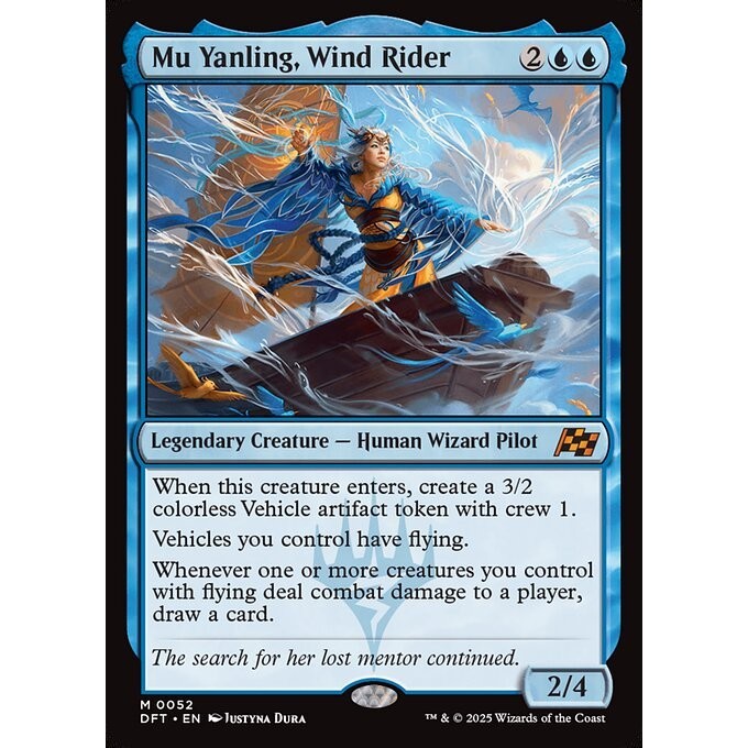 DFT_052 Mu Yanling, Wind Rider *Aetherdrift* MTG Magic: The Gathering_Mythic