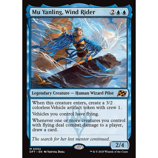 DFT_052 Mu Yanling, Wind Rider *Aetherdrift* MTG Magic: The Gathering_Mythic