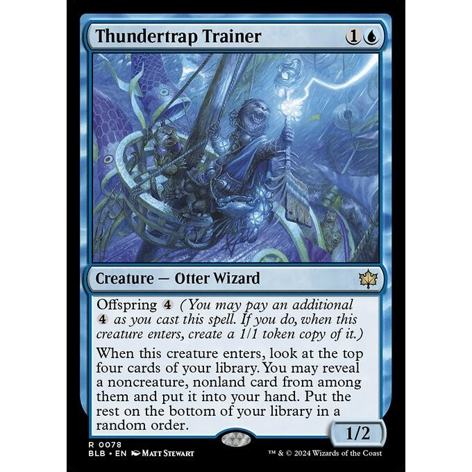 BLB_078 Thundertrap Trainer MTG Magic: The Gathering: Bloomburrow_Rare