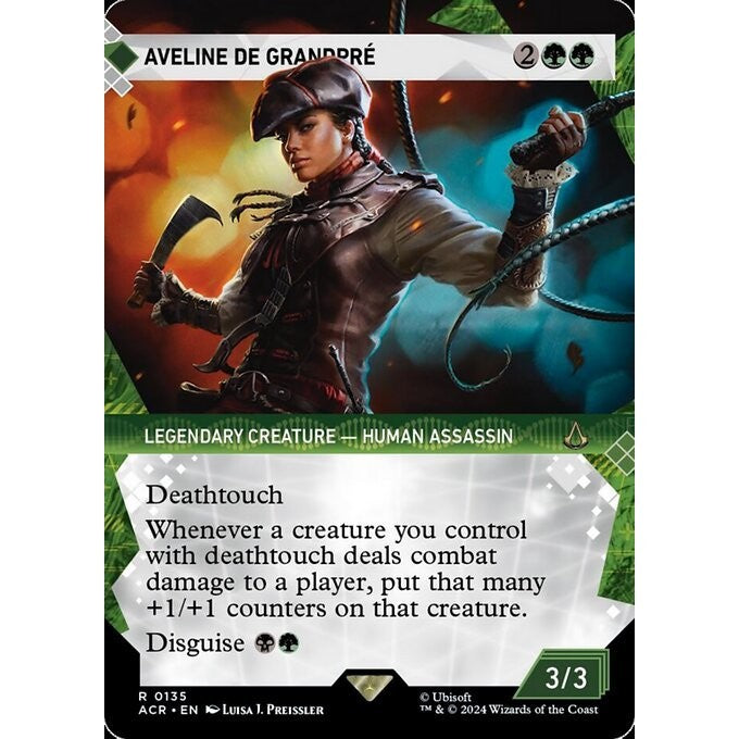 ACR_135 Aveline de Grandpré *Borderless Memory Corridor* MTG Magic: The Gathering: Assassin's Creed_Rare