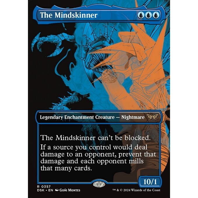 DSK_357 The Mindskinner *Double Exposure Variant* MTG Magic: The Gathering: Duskmourn_Rare