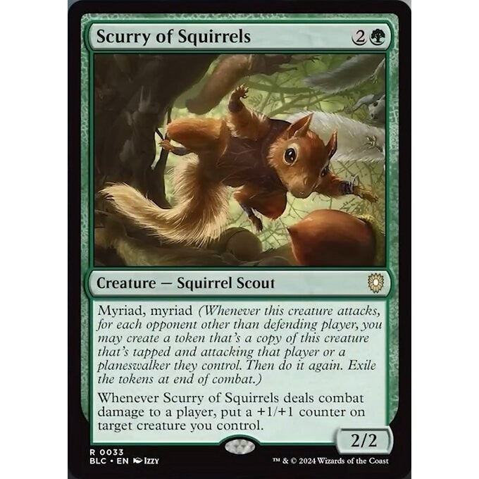 BLC Bloomburrow Commander Deck: SQUIRRELED AWAY Singles MTG: Magic: the Gathering: Choose your cards inside BLB
