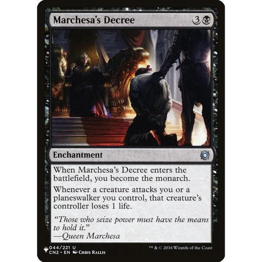 CN2_044 Marchesa's Decree *The List / Mystery Box* MTG Magic: The Gathering_Uncommon