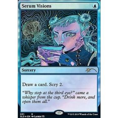 SLD_031 Serum Visions (031 - YS Foil): Secret Lair MTG Magic: The Gathering