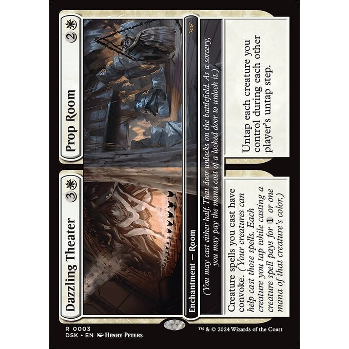 DSK_003 Dazzling Theater // Prop Room MTG Magic: The Gathering: Duskmourn_Rare