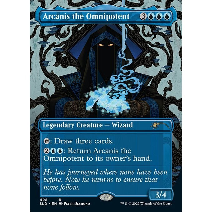 SLD_498 Arcanis the Omnipotent MTG Magic: The Gathering: Secret Lair Drop: Rule the Room_Rare