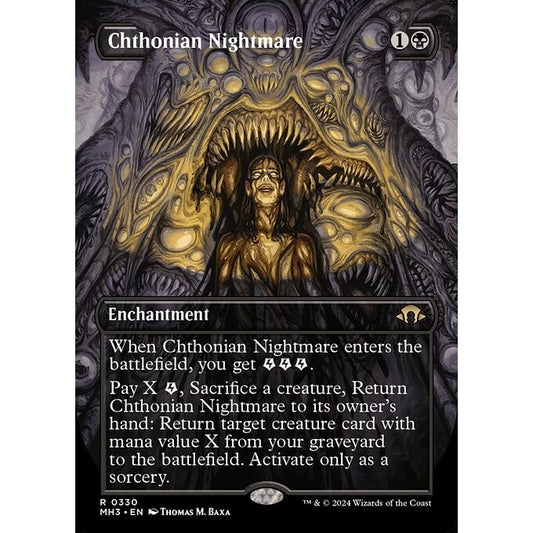MH3_330 Chthonian Nightmare *Borderless EA BL* MTG Magic: The Gathering: Modern Horizons 3_Rare