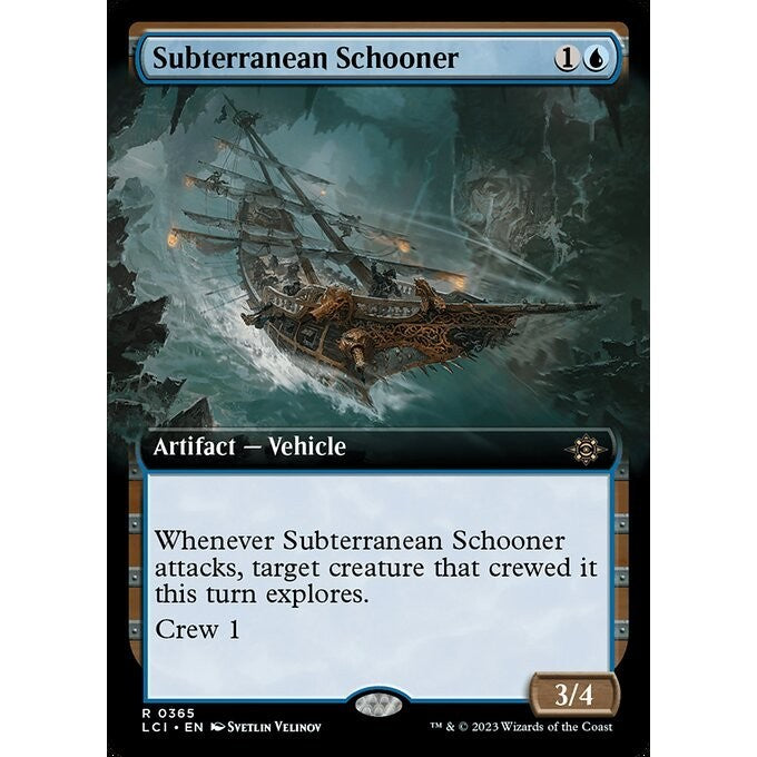 LCI_365 Subterranean Schooner *Extended Art EA* MTG Magic: The Gathering: Lost Caverns of Ixalan Rare