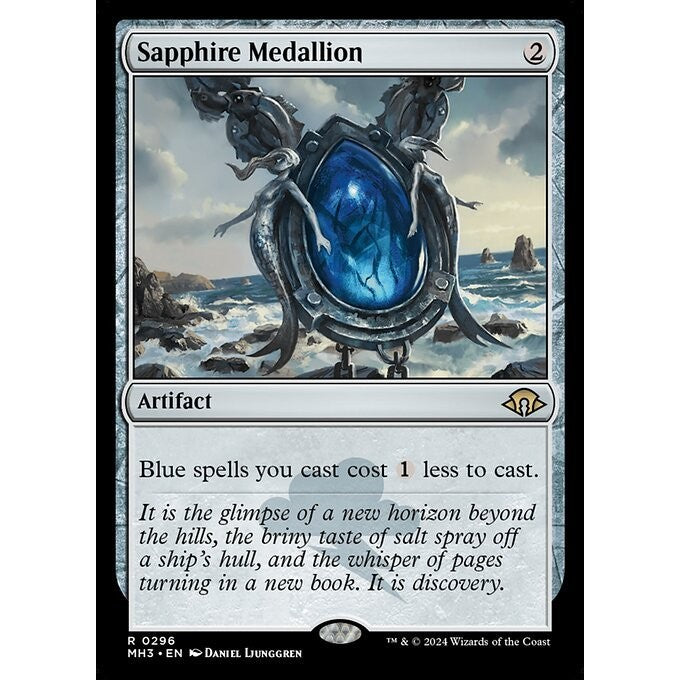 MH3_296 Sapphire Medallion MTG Magic: The Gathering: Modern Horizons 3_Rare