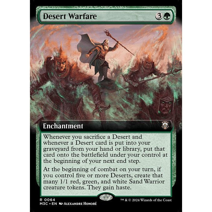 M3C_064 Desert Warfare *EA* MTG Magic: The Gathering: Modern Horizons 3 Commander_Rare