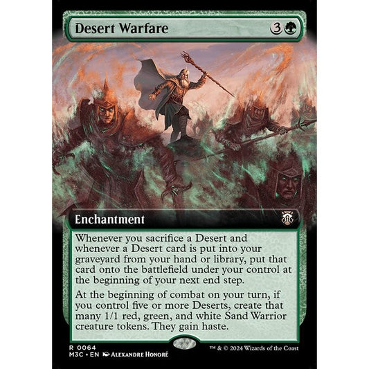 M3C_064 Desert Warfare *EA* MTG Magic: The Gathering: Modern Horizons 3 Commander_Rare