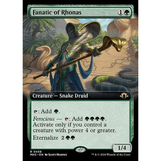 MH3_458 Fanatic of Rhonas *Extended Art EA* MTG Magic: The Gathering: Modern Horizons 3_Rare