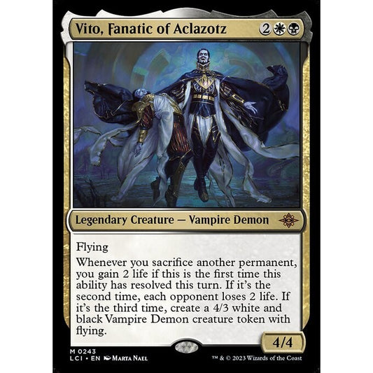 LCI_243 Vito, Fanatic of Aclazotz MTG Magic: The Gathering: Lost Caverns of Ixalan Mythical