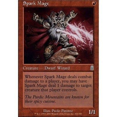 ODY_222 Spark Mage *Odyssey* MTG Magic: The Gathering_Uncommon