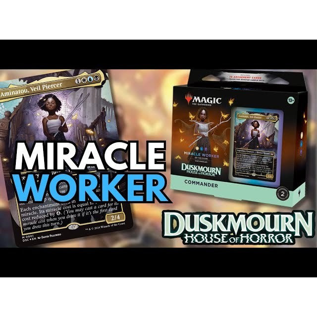 DSC DUSKMOURN Commander Deck: MIRACLE WORKER Singles MTG: Magic: the Gathering: Choose your cards inside DSK