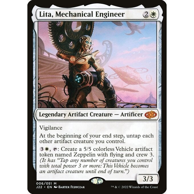 J22_006 Lita, Mechanical Engineer MTG Magic: The Gathering: Jumpstart 2022_Mythic
