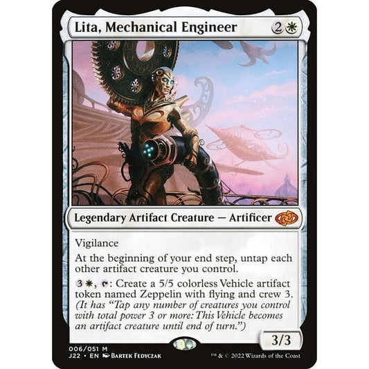J22_006 Lita, Mechanical Engineer MTG Magic: The Gathering: Jumpstart 2022_Mythic