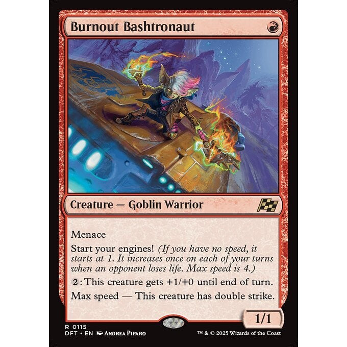 DFT_115 Burnout Bashtronaut *Aetherdrift* MTG Magic: The Gathering_Rare