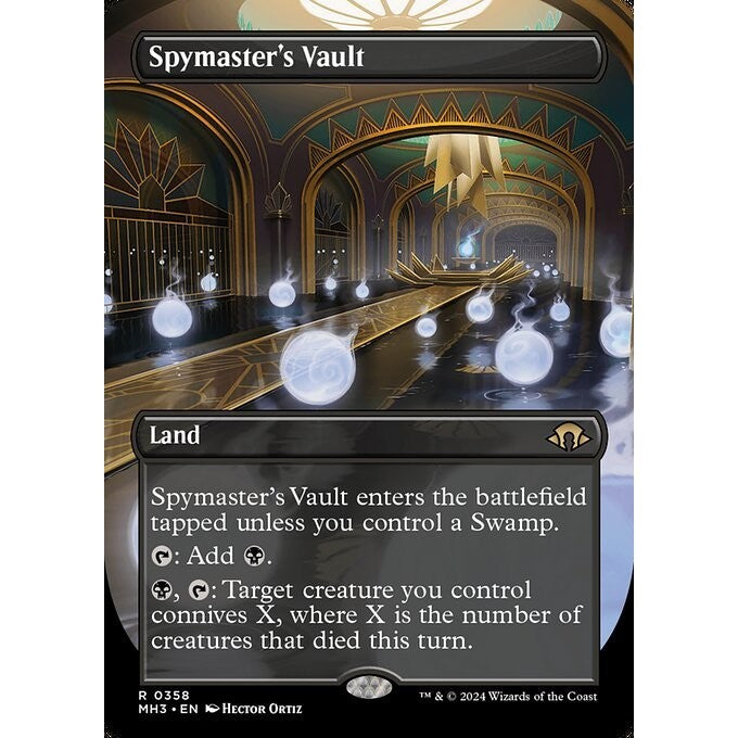 MH3_358 Spymaster's Vault *Borderless EA BL* MTG Magic: The Gathering: Modern Horizons 3_Rare