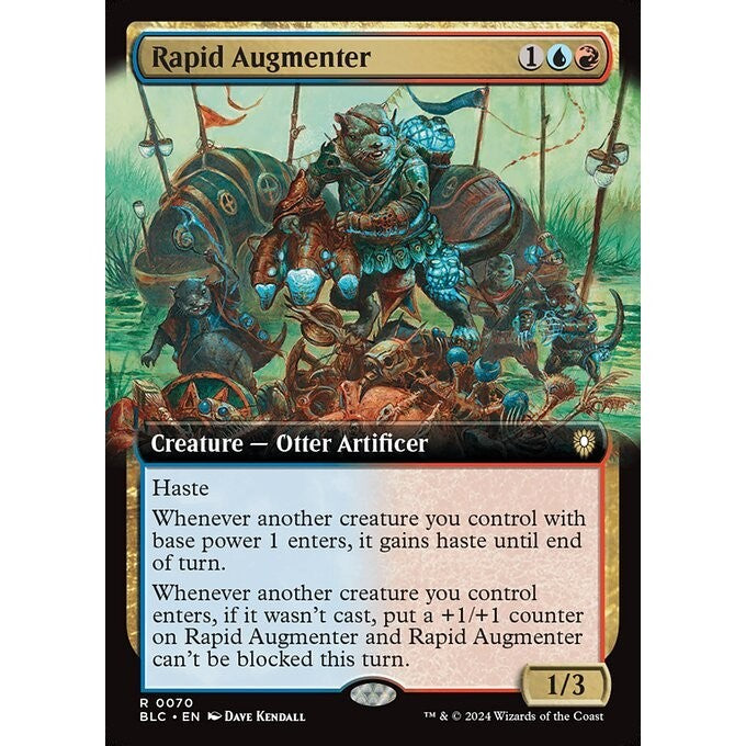 BLC_070 Rapid Augmenter *Extended Art* MTG Magic: The Gathering: Bloomburrow Commander_Rare