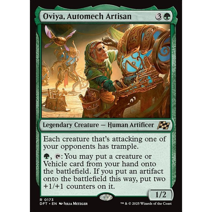 DFT_173 Oviya, Automech Artisan *Aetherdrift* MTG Magic: The Gathering_Rare