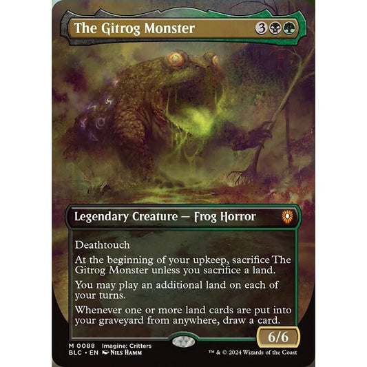 BLC_088 The Gitrog Monster *Imagine: Critters EA* MTG Magic: The Gathering: Bloomburrow Commander_Mythic